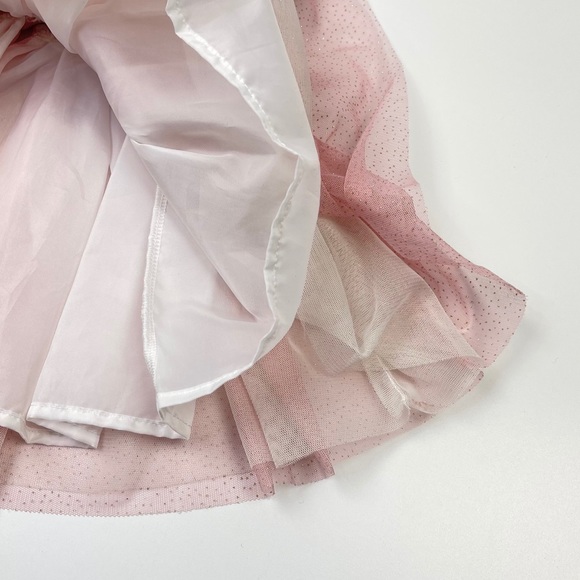 NANNETTE Baby Pink Tulle Dress with Bow 3/6 months - Picture 11 of 16
